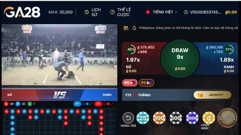 78Win đa dạng các loại hình cá cược đá gà