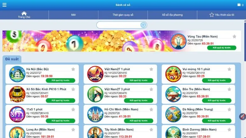 Hành lang xổ số cung cấp đa dạng loại hình chơi 