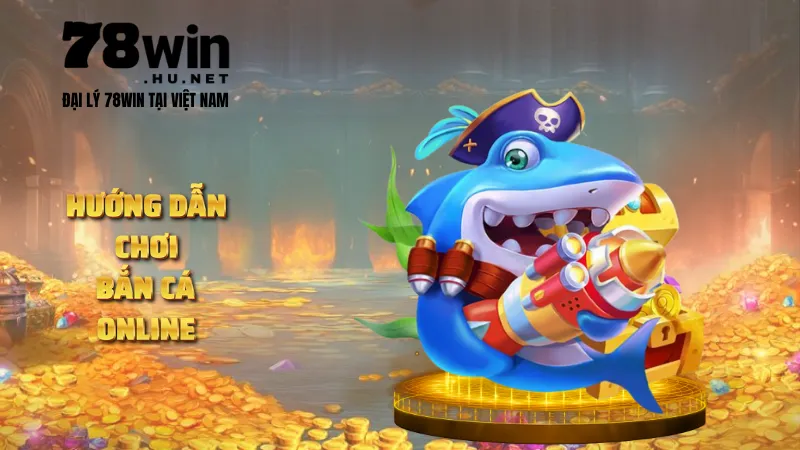Màn hình hiển thị cách chơi bắn cá online