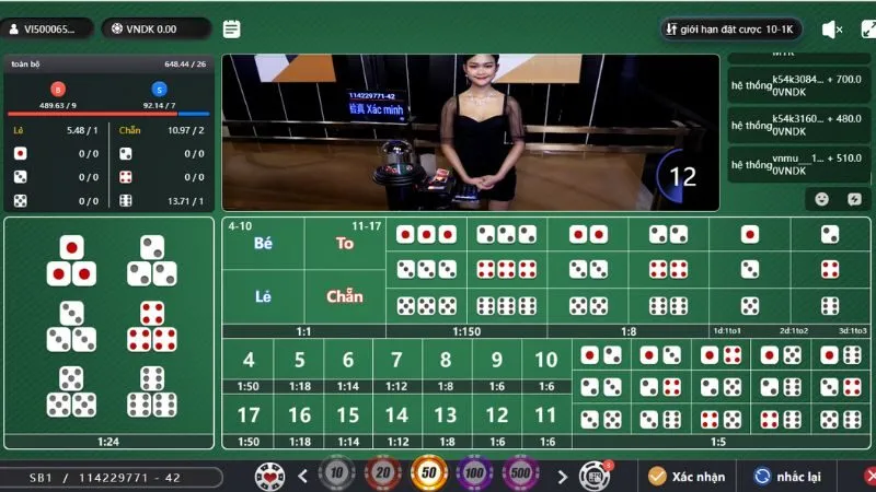 Bàn cược tài xỉu online tại nhà cái 78win